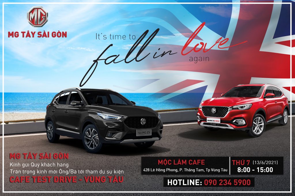 Cafe Test Drive Vũng Tàu - MG Tây Sài Gòn