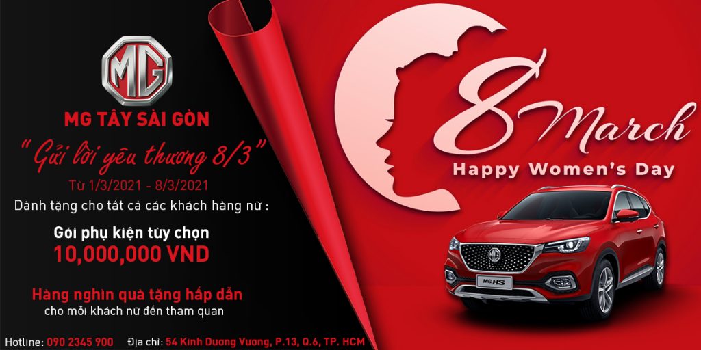 MG Tây Sài Gòn chào đón ngày lễ 8/3